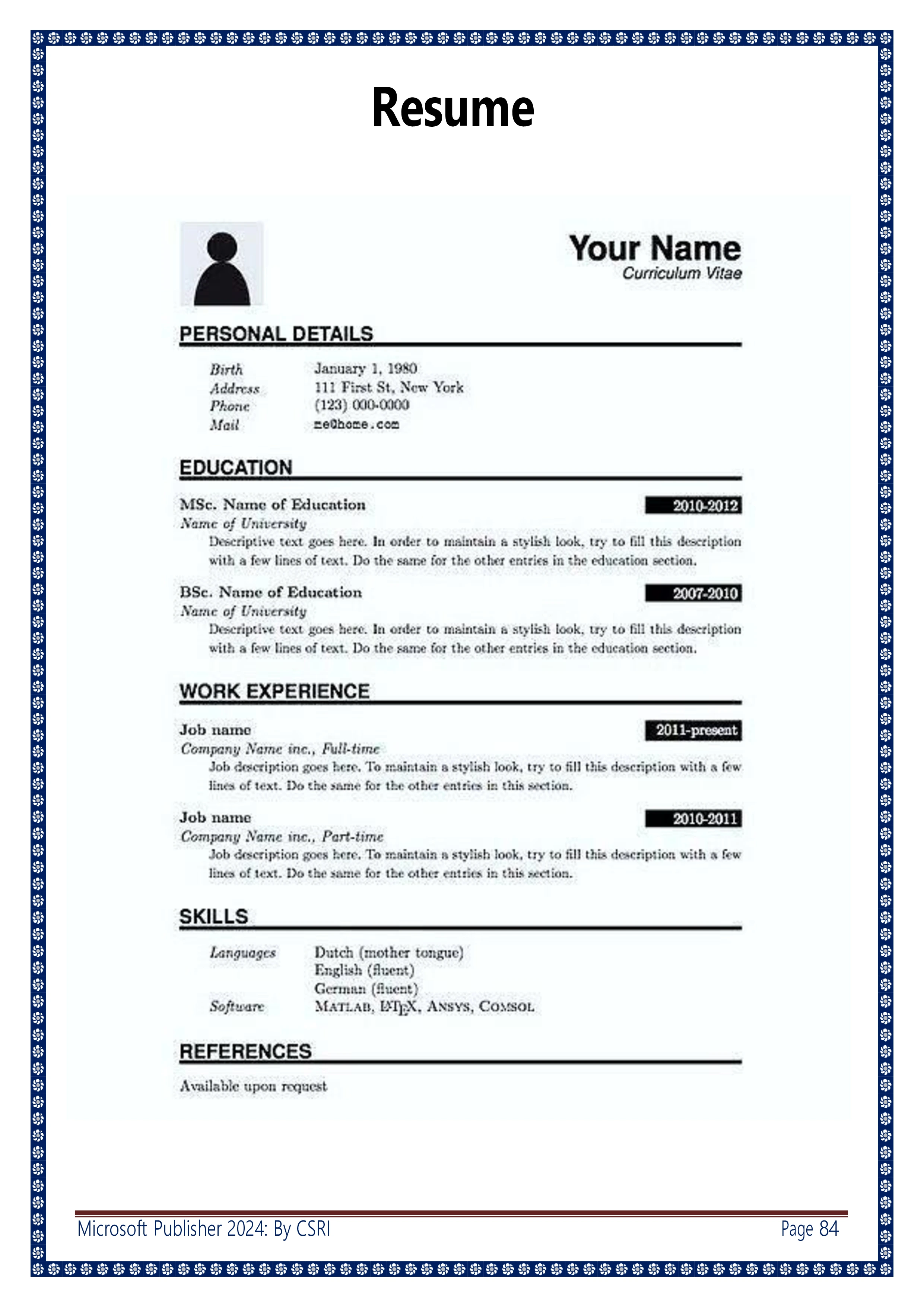 Computer Course Notes